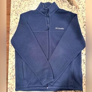 Men’s Columbia fleece size L- navy blue